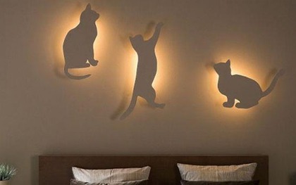 Tự thiết kế mẫu đèn ngủ hình chú mèo lạ mắt